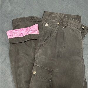 Athleta Lined Travel Cargo Pants